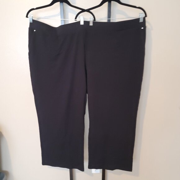 A518394** Sport Savvy Petite French Terry Wide Leg Pant - Picture 1 of 3